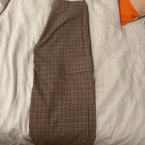 Cargo Checkered Wide-Leg Trousers - Picture 7 of 8